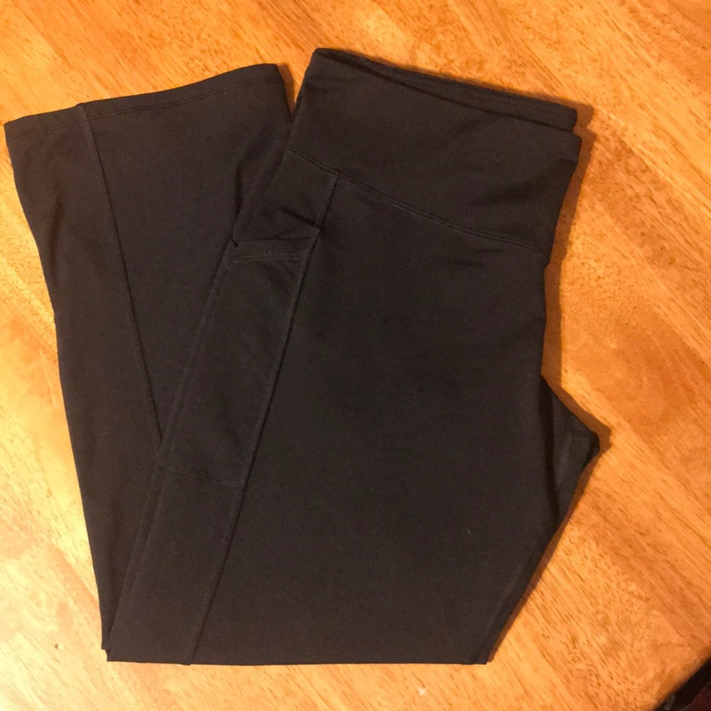 Petite Black Yoga Pants